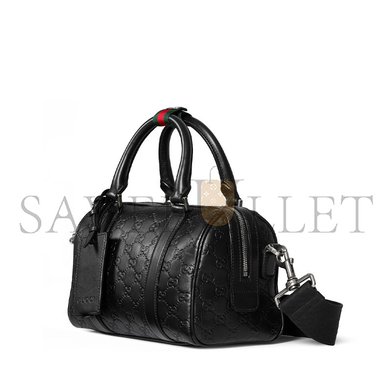 GUCCI GG EMBLEM SMALL DUFFLE BAG 855789 (25*16*14cm) 